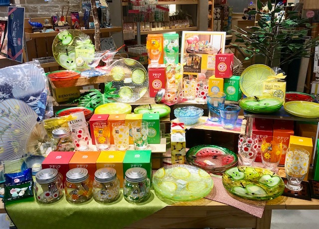 【Re風藍 岡山ロッツ店】夏を楽しむポップでレトロなガラスの器♪♪の画像