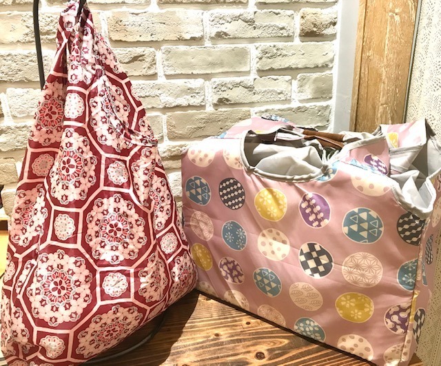 【Re風藍 岡山ロッツ店】和柄のエコバッグ♪♪の画像