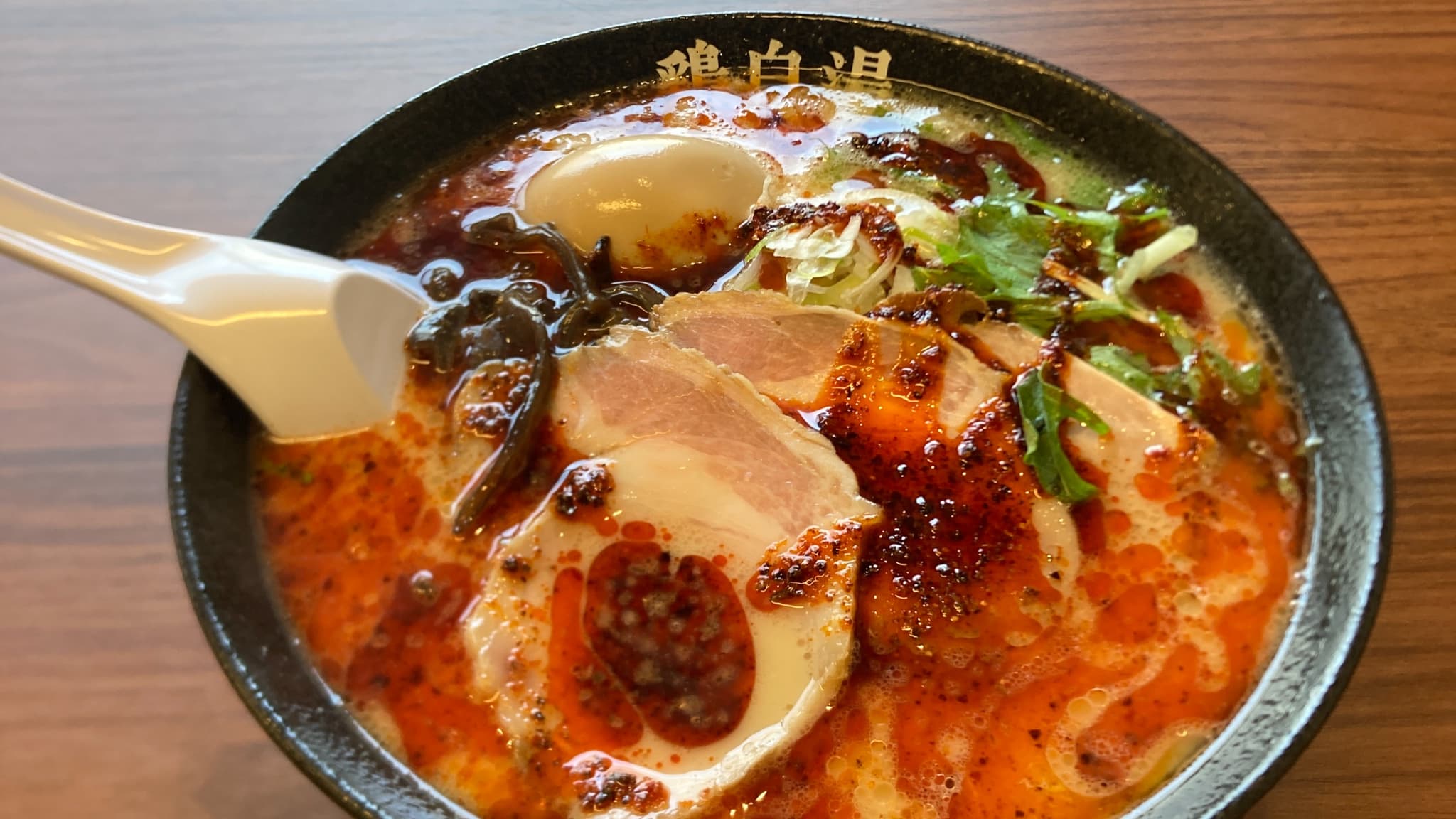 岡山本社】倉敷市神田にある「鶏白湯まぁらーめん」に行ってきました